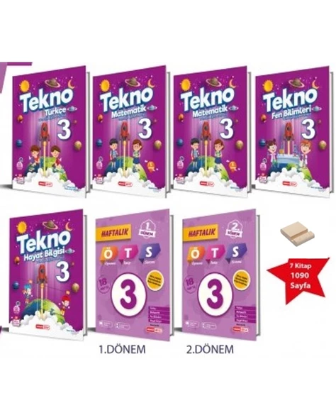 3. Sınıf Tekno Plus Set - 2025 - ( 7 Kitap )