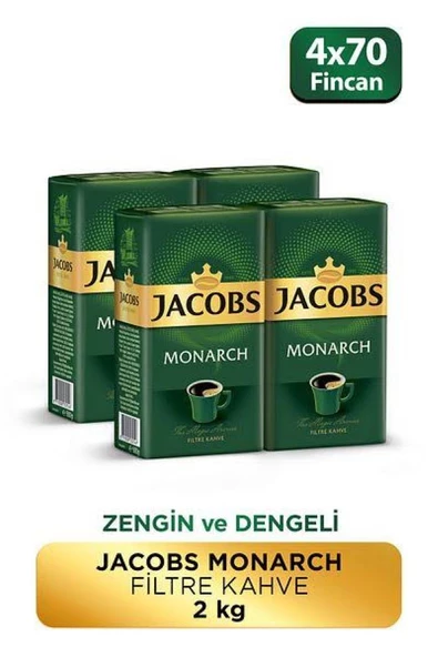Jacobs Monarch Filtre Kahve 4x 500 gr 2 Kg - 2