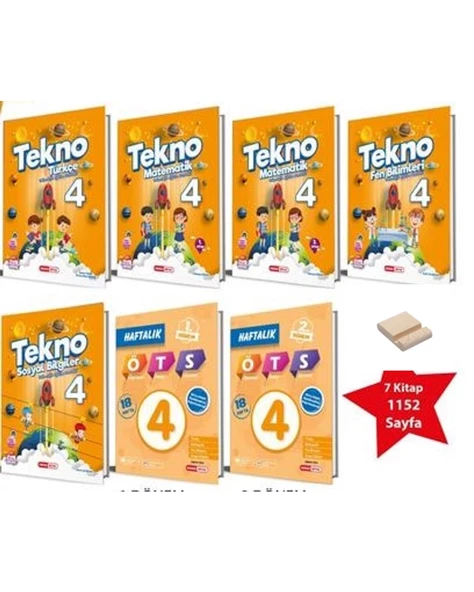 4. Sınıf Tekno Plus Set - 2025 - ( 7 Kitap )