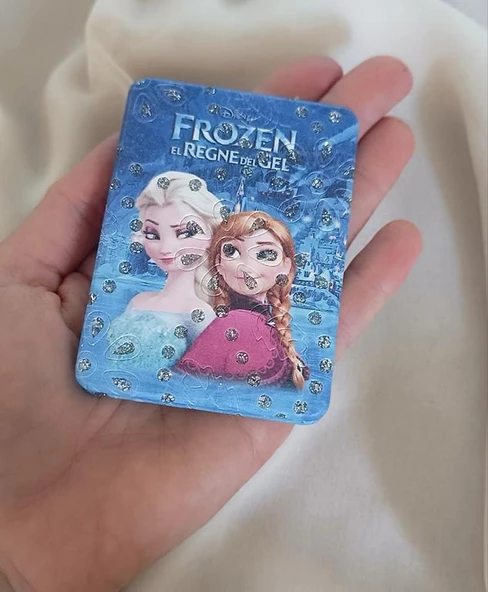 Ayna Makyaj Aynası Prenses Model Cep Çanta El Aynası - 2