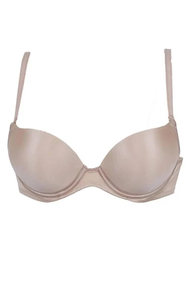 Orkide Kadın 2 Beden Büyüten Dolgulu Destekli Sütyen Reina - 2 Adet  80B Cappuccino - 2