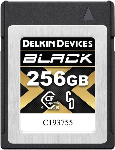 DELKIN BLACK CFEXPRESS TYPE B 4.0 MEMORY CARD 256GB