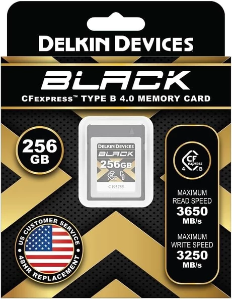 DELKIN BLACK CFEXPRESS TYPE B 4.0 MEMORY CARD 256GB - 2