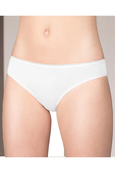 Berrak Kadın Modal Bikini Külot 2320 - 12 Adet  Beyaz XL