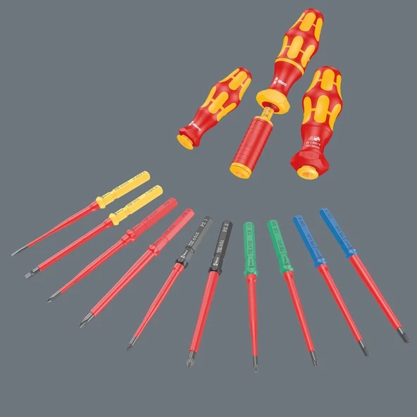 Wera Kraftform Kompakt VDE 65 iS PZ/S Take it Easy SB, # 2 x 157 mm - Resim 4