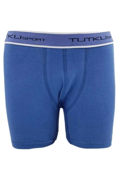 Tutku Erkek Likralı Sporcu  Boxer 0400 - 6 Adet  L Havacı Mavi - Resim 7