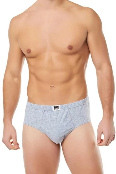 Tutku Erkek Renkli Penye Slip Külot 0109 - 12 Adet  L Gri - 2
