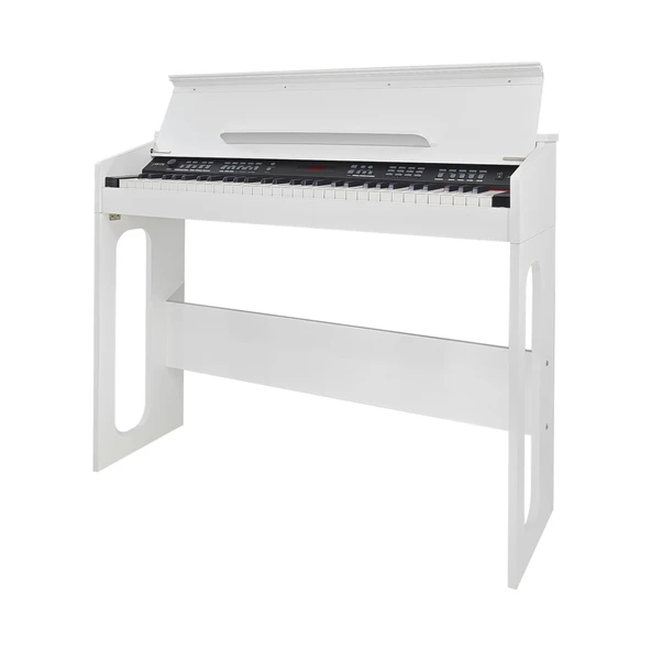 Jwin JDP-945 Tuş Hassasiyetli 61 Tuşlu Dijital Piyano - Beyaz - Resim 3