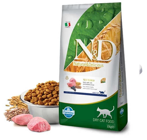 Neutered Kuzu Kılçıksız Buğday Yulaf ve Yaban Mersini 10 Kg 8010276040268