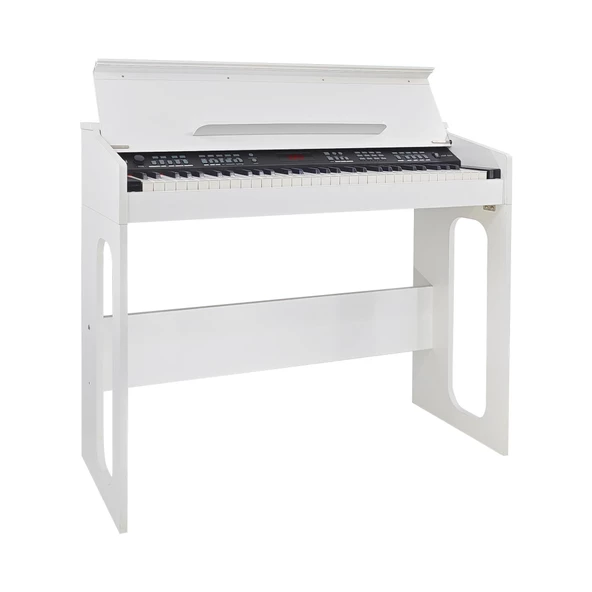 Jwin JDP-945 Tuş Hassasiyetli 61 Tuşlu Dijital Piyano - Beyaz - Resim 2