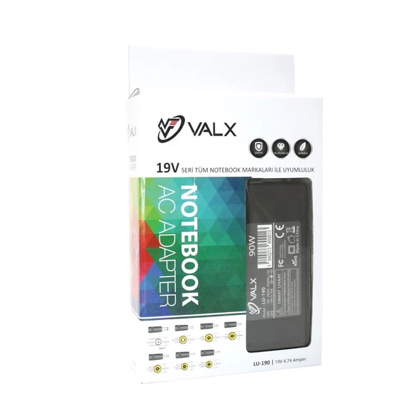 Notebook Adaptör 19V Universal Valx LU-190 - 2