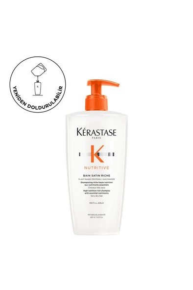 Nutritive Bain Satin Riche Yoğun Nemlendirici Şampuan 500 ml - 8