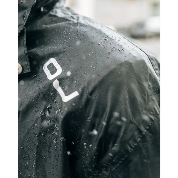 OJ COMPACT OVER PARKA YAĞMURLUK SİYAH M - 6