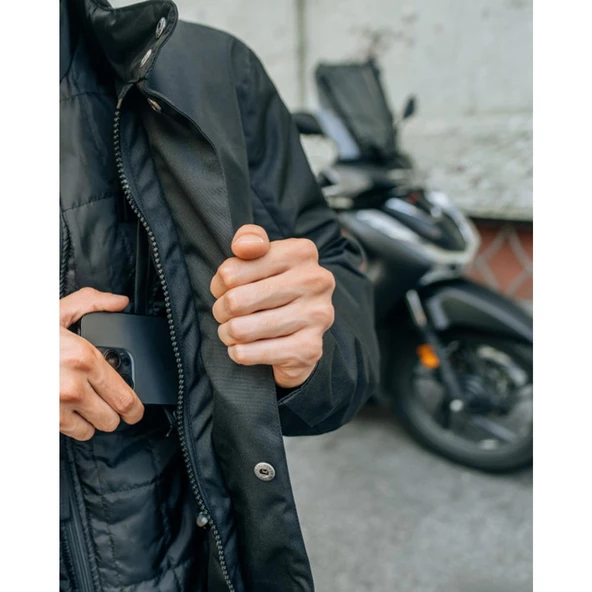 OJ STYLISH MAN MOTOSİKLET UZUN PARKA S - 6