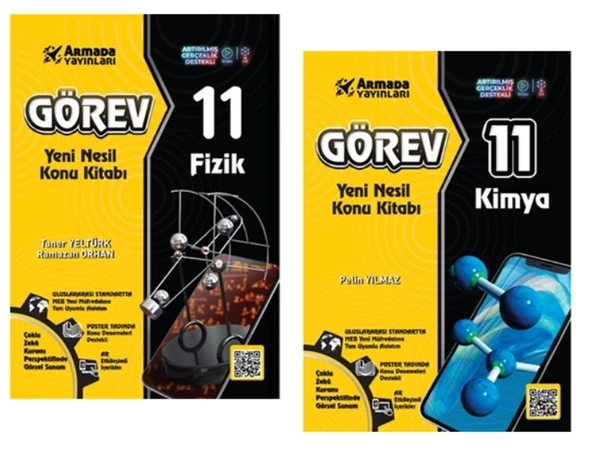 ARMADA 11.Sınıf Görev Fizik + Kimya  Yeni Nesil Konu Kitabı