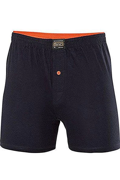 Anıt 1146 Erkek Düğmeli  Boxer 6'Lı   Siyah S