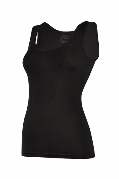 Yıldız Bayan Likralı Geniş Askılı Atlet Renk Seçenekli  Siyah 2XL ürün görseli