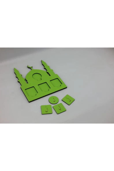 Luga Atölye Cami Görselli Elif - Ba Harekeler Öğretici Eğitim Seti - 5