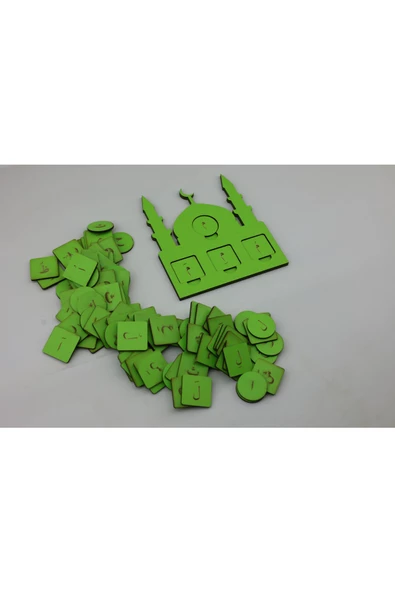 Luga Atölye Cami Görselli Elif - Ba Harekeler Öğretici Eğitim Seti - 7