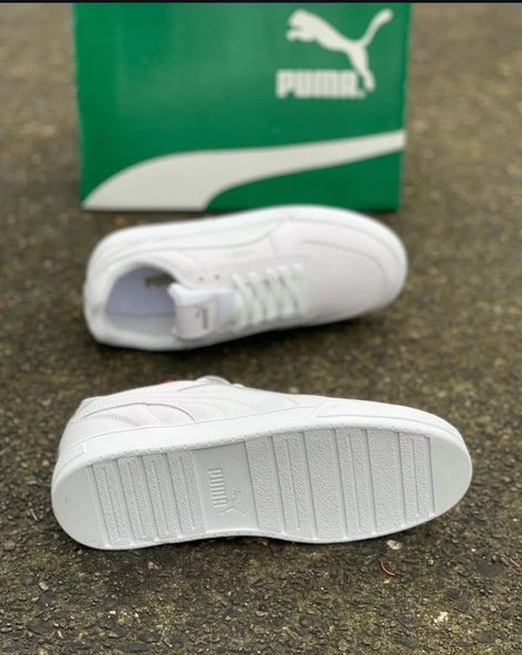 Puma caven  beyaz ünisex spor ayakkabı - 2