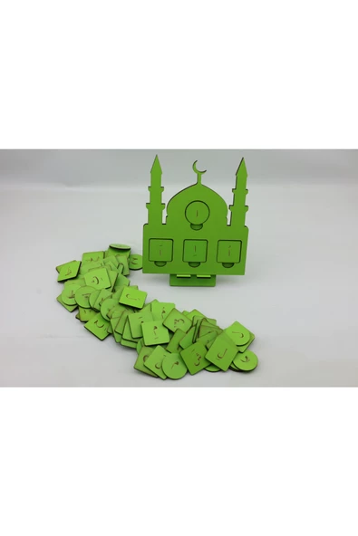 Luga Atölye Cami Görselli Elif - Ba Harekeler Öğretici Eğitim Seti - 2