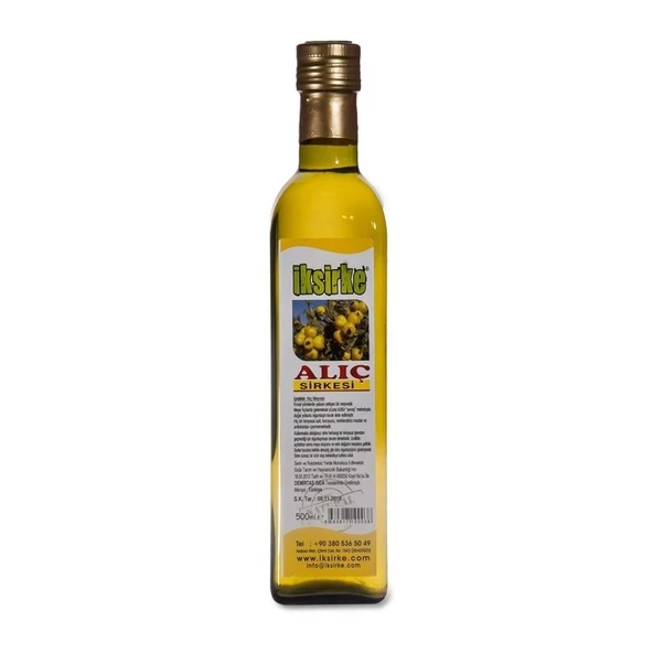 İksirke Katkısız Doğal Alıç Sirkesi 500 ML 2Adet - 2