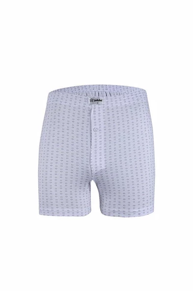 3'Lü Yıldız 35 Emprime Penye Desenli Erkek Boxer  XL Karışık Renk - Resim 2