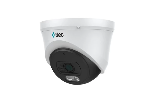 Ttec IPDP-2330M-M-Lite 2mp 2.8mm Sabit Lens Dahili Sesli IP Dome Kamera Sadece PoE İle Çalışır