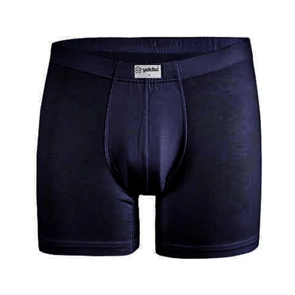 Yıldız 320-321-322-323 Erkek Bambu Likralı Boxer- 1 Adet  L Lacivert
