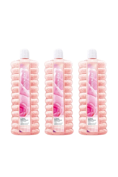 AVON Senses L'amour Sunrise Banyo Köpüğü 1000 Ml -3 Adet (yeni Geri Dönüştürülebilir Ambalaj)