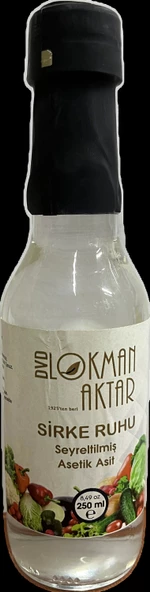 Sirke Ruhu Beyaz (Saf Sirke) Sirke 250 ml 2 Adet, Lokman Aktar - 3