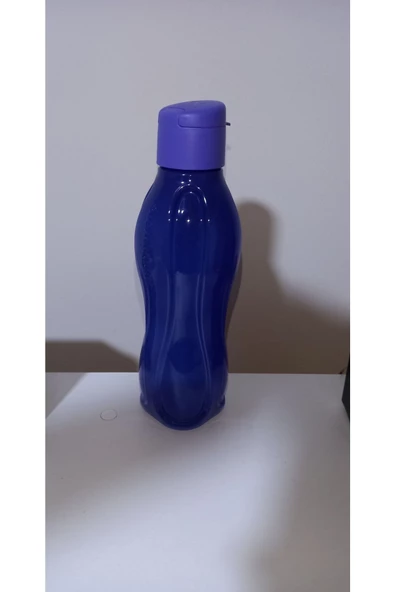 Tupperware Plastik Eko Şişe 750 ml Gece Mavisi Yeni Renk 0,75 L Mavi