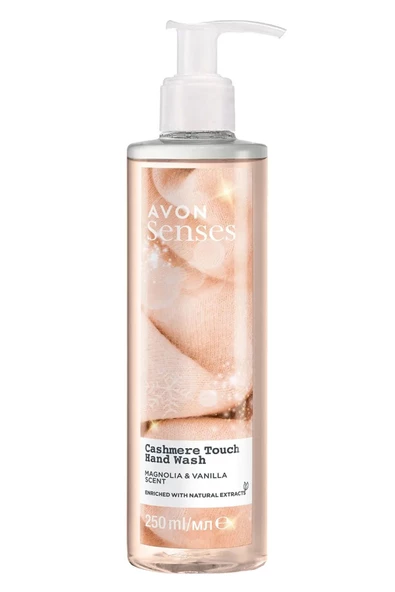 AVON Senses Cashmere Touch Manolya Ve Vanilya Kokulu Sıvı El Sabunu 250 Ml.