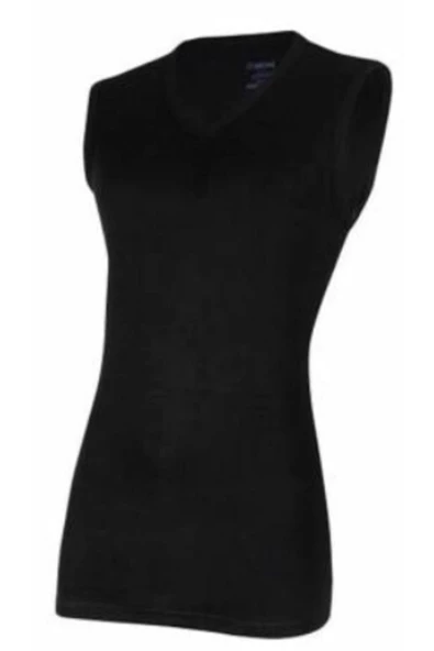 Yıldız Erkek  Modal V Yaka  Sıfır Kol Atlet 3'Lü Paket - 380-381  XL Siyah