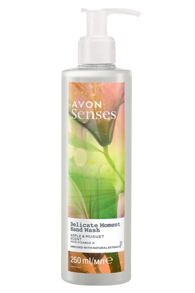 AVON Senses Delicate Moment Elma Ve Müge Kokulu Sıvı El Sabunu 250 Ml.