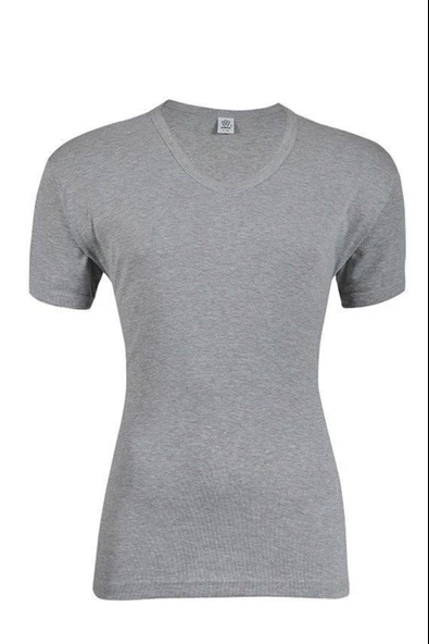 Yıldız Erkek Ribana V yaka Body Atlet - 1 Adet  M Gri - Resim 7