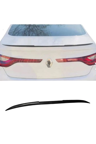 Renault Megane 4 Uyumlu Yarasa Spoiler Esnek Plastik SEDAN 122 cm