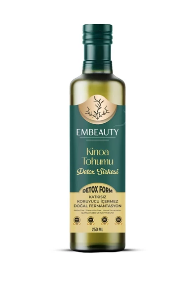 Embeauty Ödem Atmaya Yardımcı Doğal Kinoa Tohumu Detox Sirkesi 250ml - 3