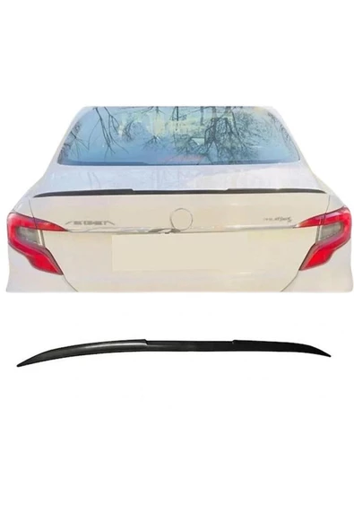 Fiat Egea Yarasa  uyumlu Spoiler Esnek Plastik 122 cm