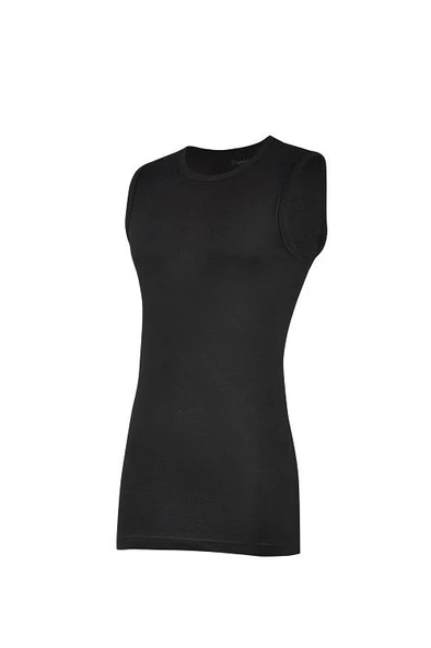 Yıldız Erkek Ribana Sıfır Kol Fanila Atlet - 6 Adet  Siyah M - Resim 2