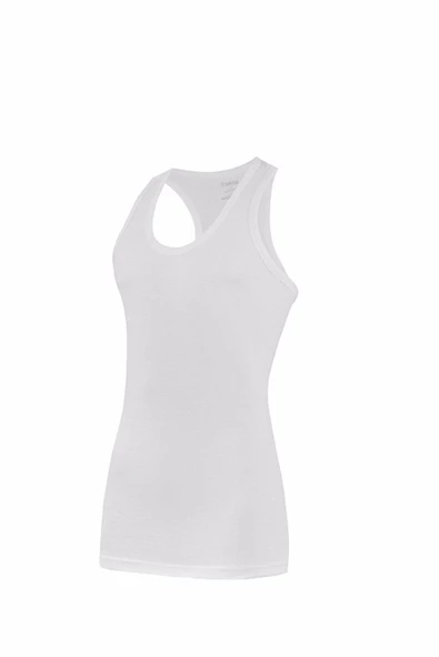 Yıldız Erkek Ribana Spor Atlet - 6 Adet  Beyaz XL - Resim 3