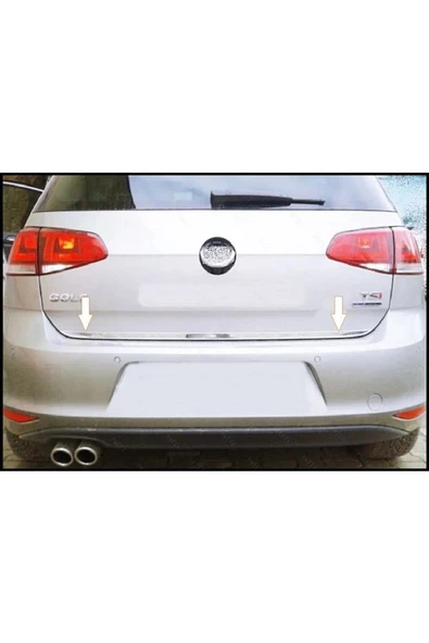 Vw Golf 7 Krom Bagaj Alt Çıtası 2013 Üzeri Paslanmaz Çelik - 5