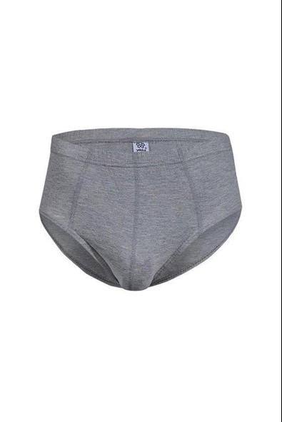 Yıldız Erkek Süprem Pamuklu Slip Külot 130-131 - 3 Adet  Gri S - Resim 2