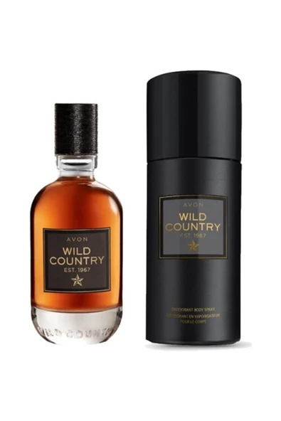 AVON Wild Country Edt 75 ml Erkek Parfüm Seti ecem4112241122