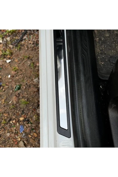 Volvo S60 2 Krom Kapı Eşik Koruması 4 Parça 2013 > - 3