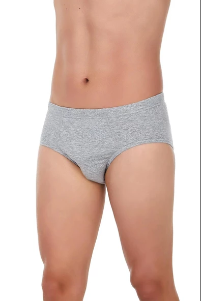 Yıldız Erkek Süprem Pamuklu Slip Külot 130-131 - 6 Adet  XL Gri