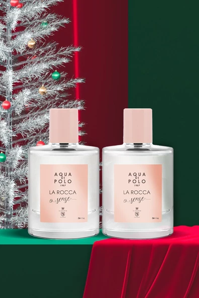 Aqua Di Polo 1987 La Rocca Sense EDP 50 ml ikili Kadın Parfüm Seti STCC010501