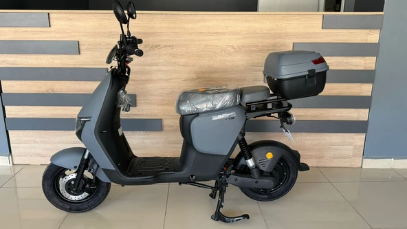 MOTOLUX GOGO 2 LÜX ELEKTRİKLİ MOTOSİKLET GRİ - 2