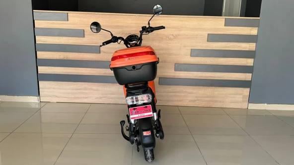 MOTOLUX GOGO 2 LÜX ELEKTRİKLİ MOTOSİKLET TURUNCU - 3
