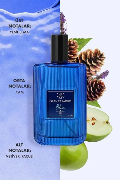 Aqua Di Polo 1987 Gran Paradiso Blue 50 ml Edp Erkek Parfüm Apcn0005 - 6